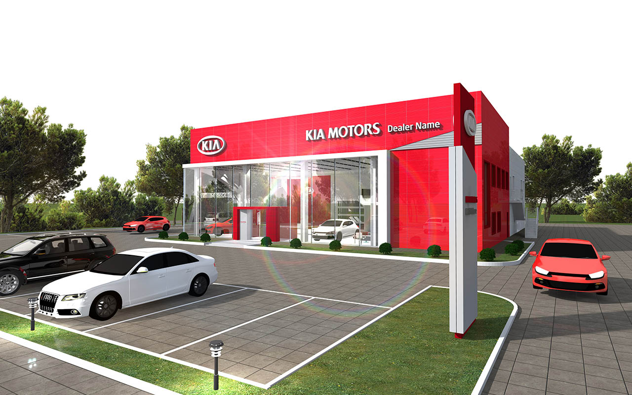 Проект Автосалон Kia Motors  г. Волжск