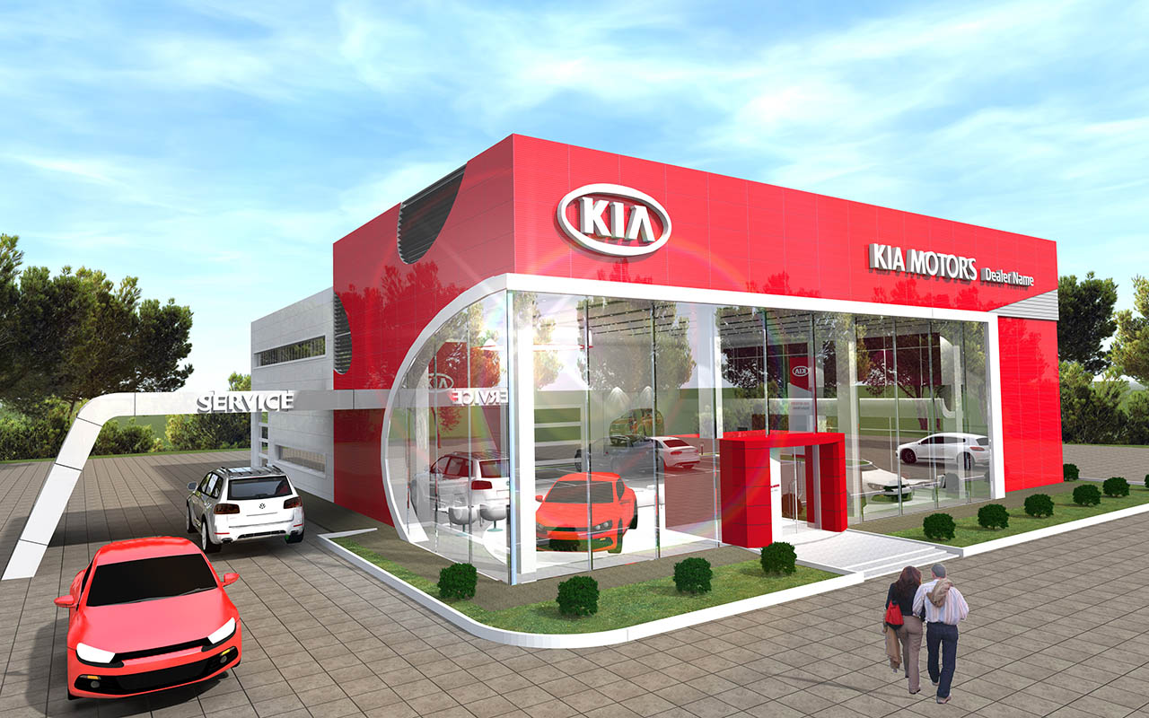 Проект Автосалон Kia Motors  г. Волжск