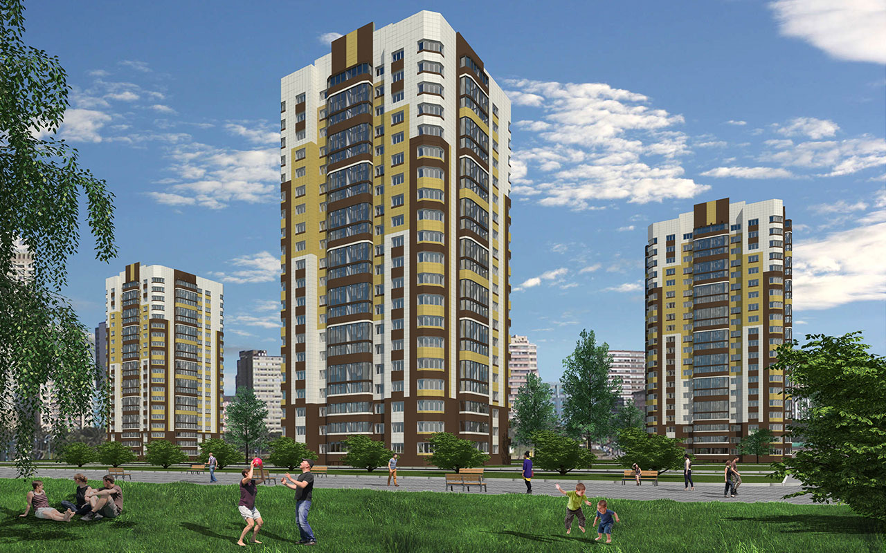 Проект 21-этажный жилой дом г. Калуга