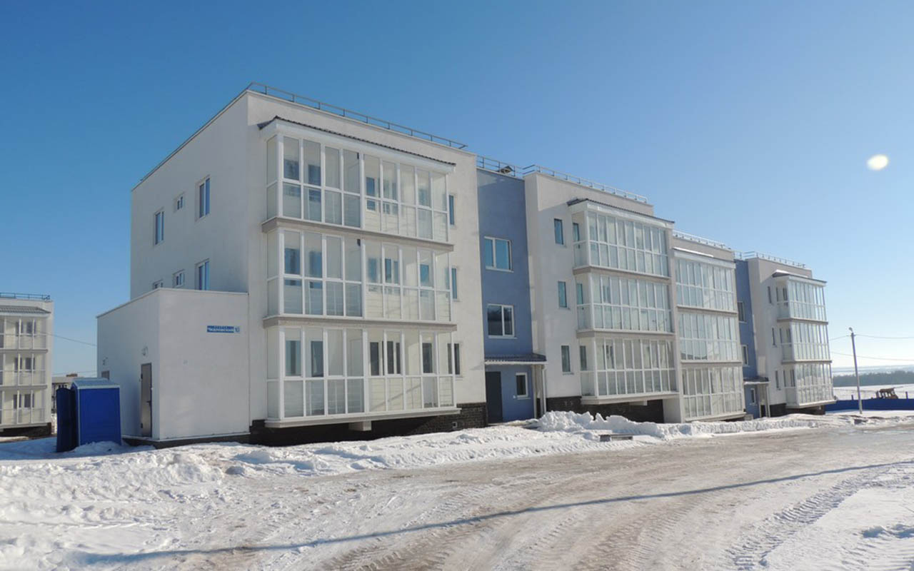 Проект 3-этажные жилые дома Нижегородская
 область, п. Новинки