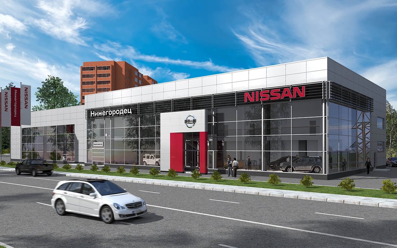 Проект Автосалон Nissan г. Нижний Новгород