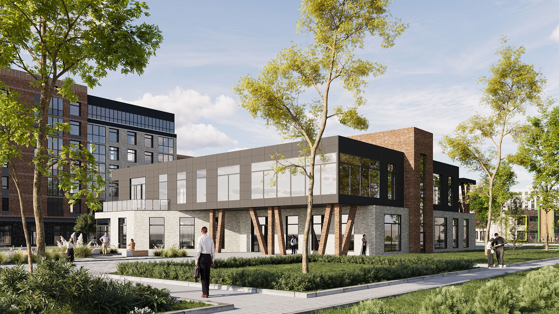 Проект Концепция застройки микрорайона «Звездный» г. Новый Уренгой